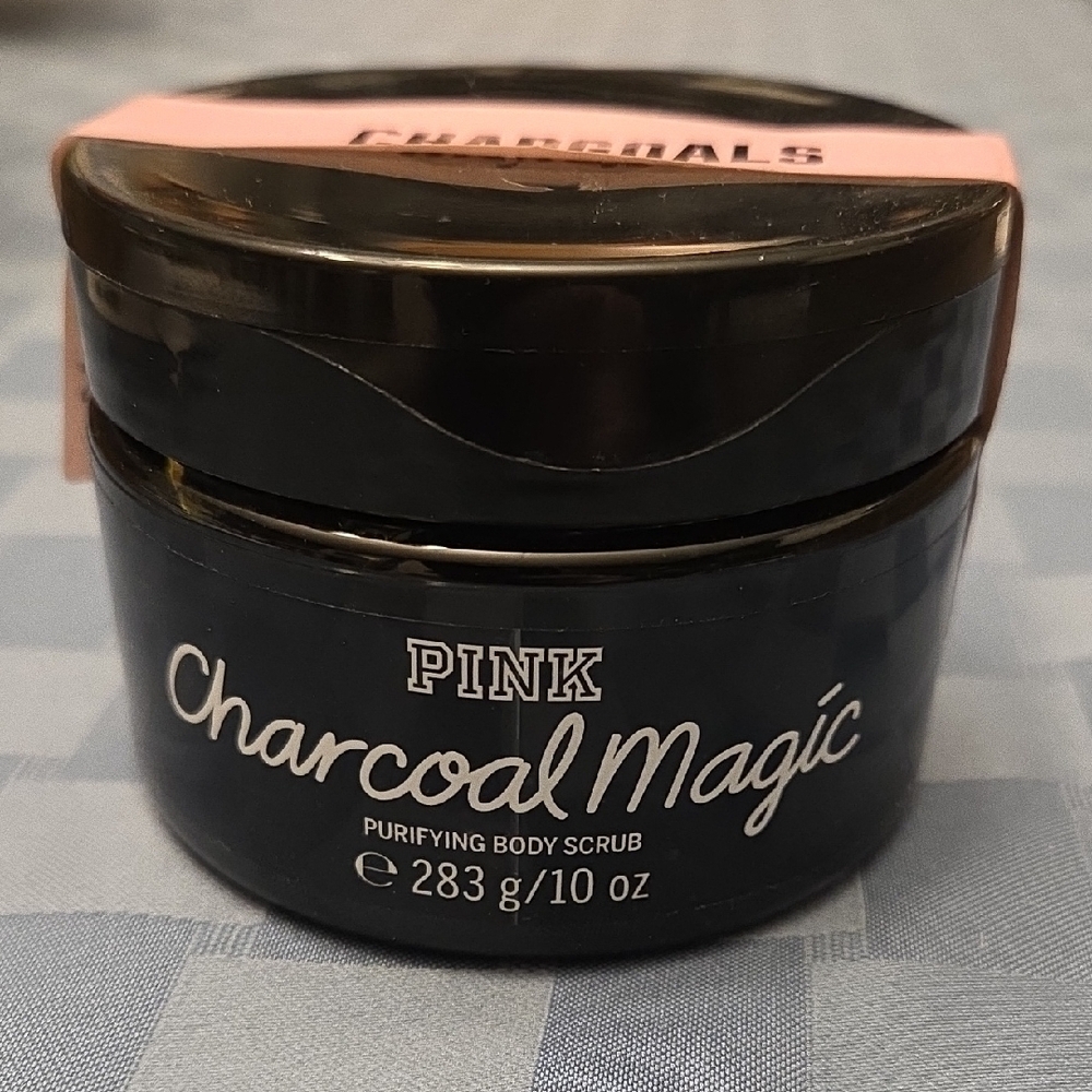 PINK Victoria's Secret Charcoal Magic Body Scrub